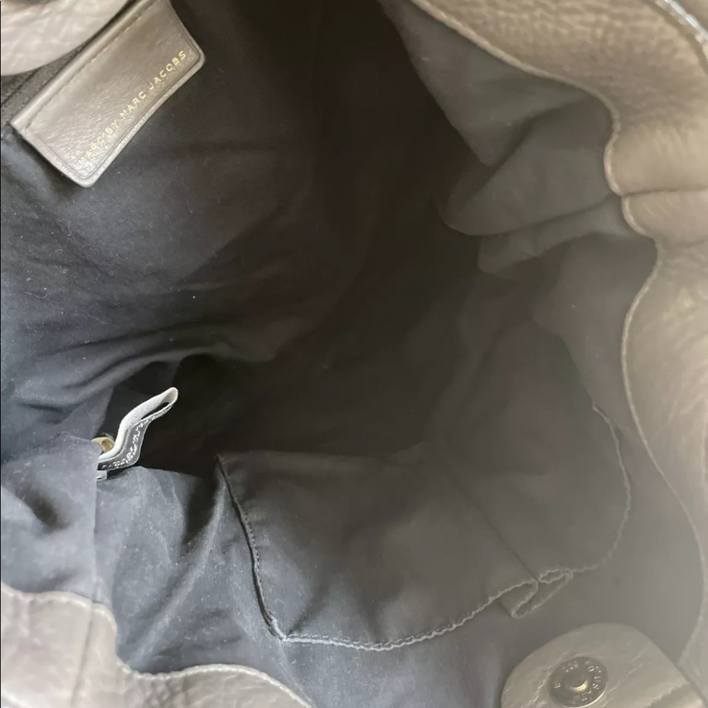 Marc by Marc Jacobs Standard Supply Workwear Grey Pebbled Leather Bag - Picture 6 of 9